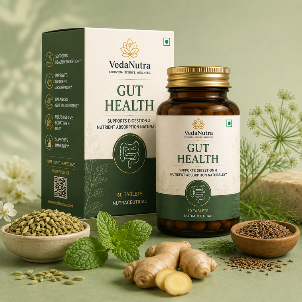 Veda Nutra Wellness Gut Health key benefits